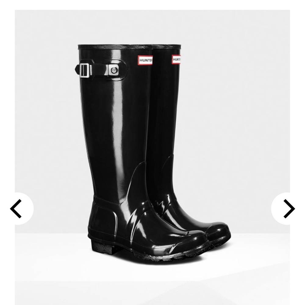 Black hunter boots!